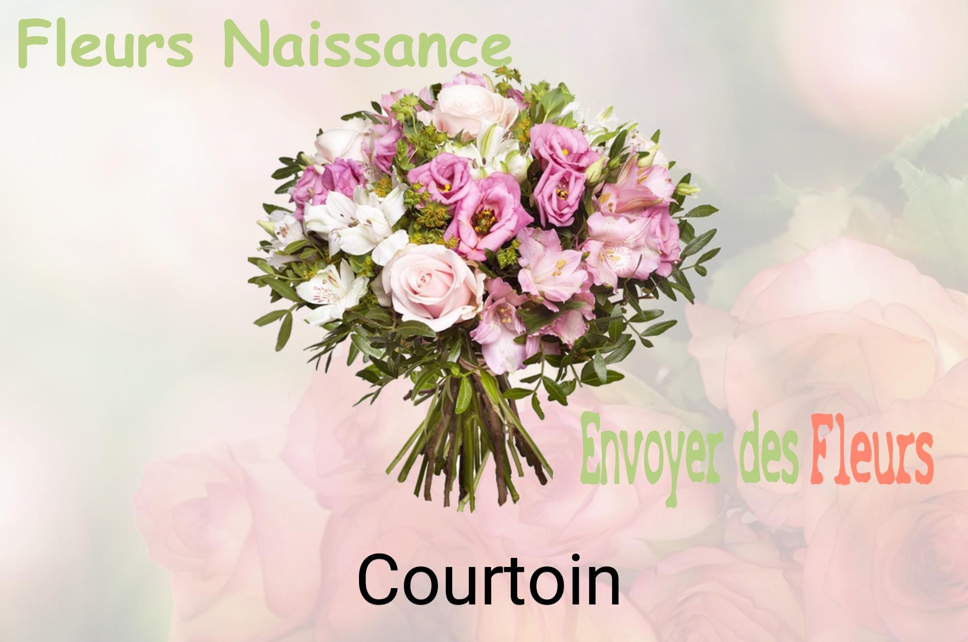 Bouquet de fleurs de naissance livré à Courtoin